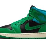 Air Jordan 1 Mid Lucky Green Aquatone authentique