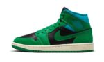 Air Jordan 1 Mid Lucky Green Aquatone authentique
