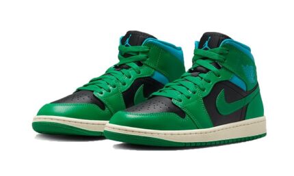 Air Jordan 1 Mid Lucky Green Aquatone - vue 2
