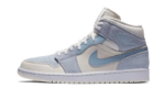 Air Jordan 1 Mid Mixed Textures Blue authentique