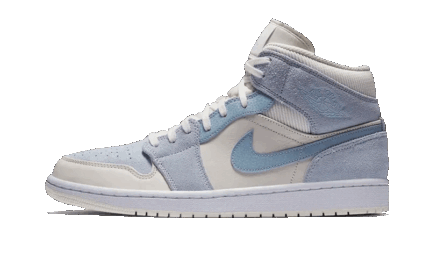 Air Jordan 1 Mid Mixed Textures Blue authentique