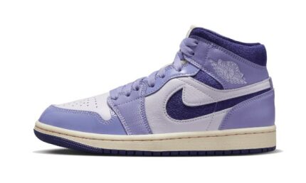 Air Jordan 1 Mid Purple Chenille authentique