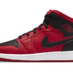 Air Jordan 1 Mid Reverse Bred authentique