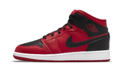 Air Jordan 1 Mid Reverse Bred authentique