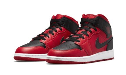 Air Jordan 1 Mid Reverse Bred - vue 2