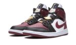 Air Jordan 1 Mid SE Black Dark Beetroot - vue 2