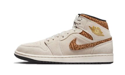 Air Jordan 1 Mid SE Brown Elephant authentique