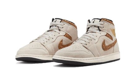 Air Jordan 1 Mid SE Brown Elephant - vue 2