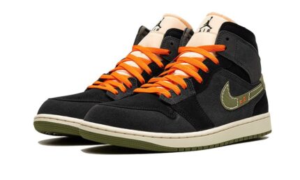 Air Jordan 1 Mid SE Craft Anthracite Light Olive - vue 2