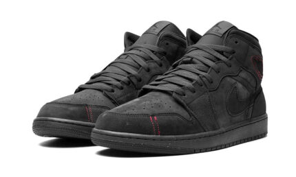 Air Jordan 1 Mid SE Craft Grey Red - vue 2