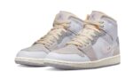 Air Jordan 1 Mid SE Craft Inside Out White Grey - vue 2
