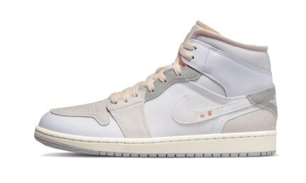 Air Jordan 1 Mid SE Craft Inside Out White Grey authentique