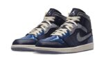 Air Jordan 1 Mid SE Craft Obsidian - vue 2