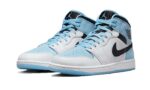 Air Jordan 1 Mid SE Ice Blue Black - vue 3