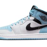 Air Jordan 1 Mid SE Ice Blue Black authentique