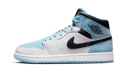 Air Jordan 1 Mid SE Ice Blue Black authentique