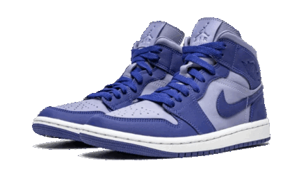 Air Jordan 1 Mid SE Iron Purple Deep Royal - vue 2