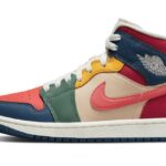 Air Jordan 1 Mid SE Multi-color authentique
