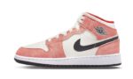 Air Jordan 1 Mid SE Orange Suede authentique