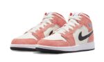 Air Jordan 1 Mid SE Orange Suede - vue 2