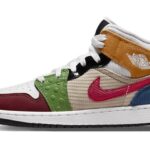 Air Jordan 1 Mid SE Patchwork authentique
