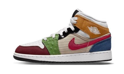 Air Jordan 1 Mid SE Patchwork authentique