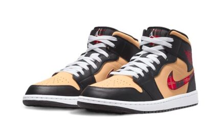 Air Jordan 1 Mid SE Tartan Swoosh - vue 2
