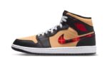 Air Jordan 1 Mid SE Tartan Swoosh authentique