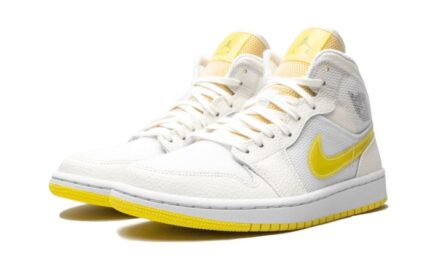 Air Jordan 1 Mid SE Voltage Yellow - vue 2