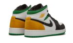Air Jordan 1 Mid SE White Laser Orange Lucky Green - vue 3