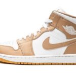 Air Jordan 1 Mid Tan Gum authentique