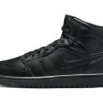 Air Jordan 1 Mid Triple Black (2022) authentique