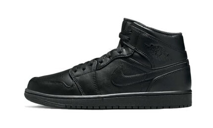 Air Jordan 1 Mid Triple Black (2022) authentique