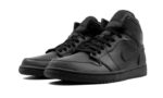 Air Jordan 1 Mid Triple Black - vue 2