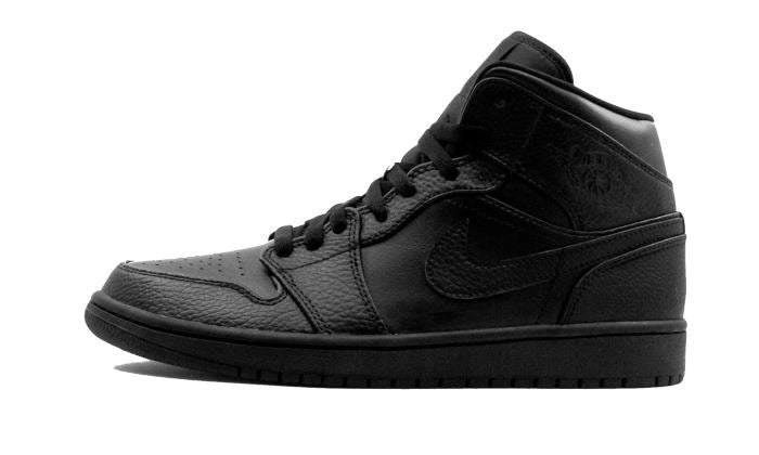 air-jordan-1-mid-triple-black-879845 Air Jordan 1 Mid Triple Black authentique
