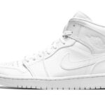 Air Jordan 1 Mid Triple White (2020) authentique
