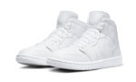 Air Jordan 1 Mid Triple White Patent Swoosh - vue 2