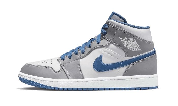 air-jordan-1-mid-true-blue-470329 Air Jordan 1 Mid True Blue authentique