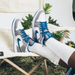 Air Jordan 1 Mid True Blue - vue 4