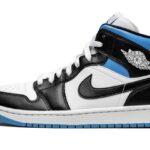 Air Jordan 1 Mid University Black White authentique