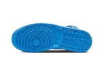 Air Jordan 1 Mid University Blue Black - vue 4