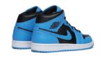 Air Jordan 1 Mid University Blue Black - vue 3