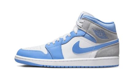 Air Jordan 1 Mid University Blue Grey authentique