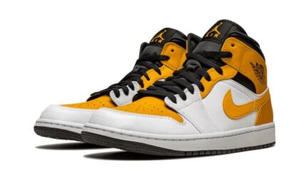 Air Jordan 1 Mid University Gold - vue 2