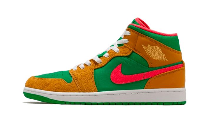 air-jordan-1-mid-wheat-watermelon-235849 Air Jordan 1 Mid Wheat Watermelon authentique