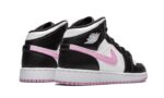 Air Jordan 1 Mid White Black Light Arctic Pink - vue 3