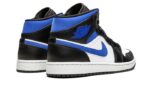 Air Jordan 1 Mid White Black Royal - vue 3