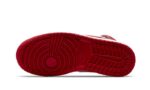 Air Jordan 1 Mid White Bred Toe - vue 3