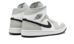 Air Jordan 1 Mid White Light Smoke Grey - vue 3