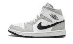 Air Jordan 1 Mid White Light Smoke Grey authentique